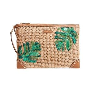 🏝 MICHAEL KORS Women's Malibu Xl Zip Clutch